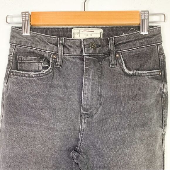 -Free People Skinny Jeans Raw Hem 24 - Picture 2 of 8